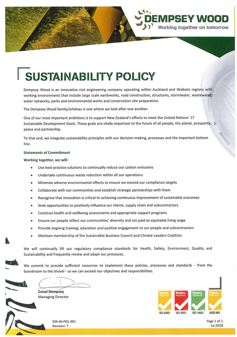 DW - a culture of sustainability